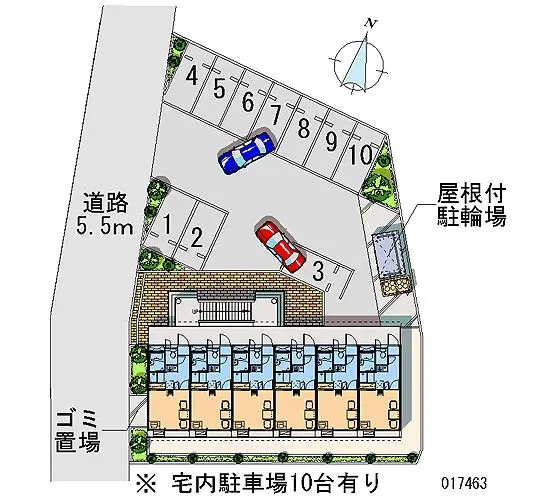 ★手数料０円★新潟市北区太夫浜　月極駐車場（LP）